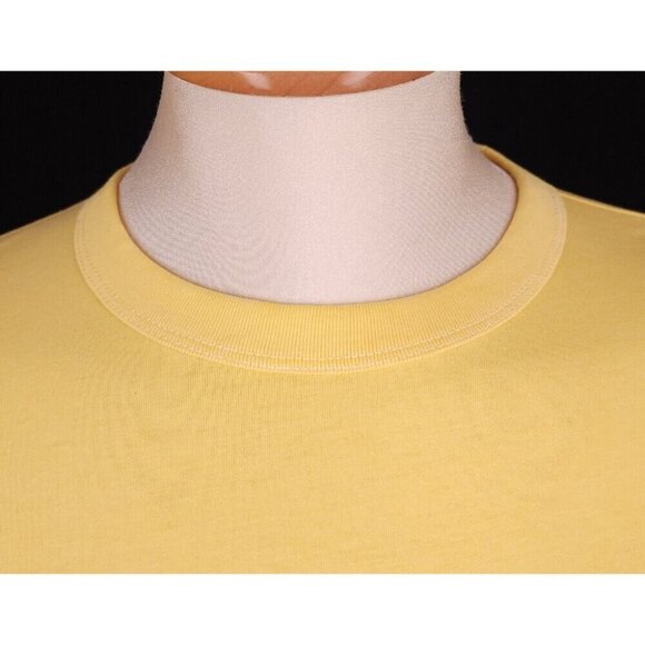 Vivendii Organic Cotton Long Sleeve T-Shirt L Mens Yellow Look Around $170 - Picture 4 of 15